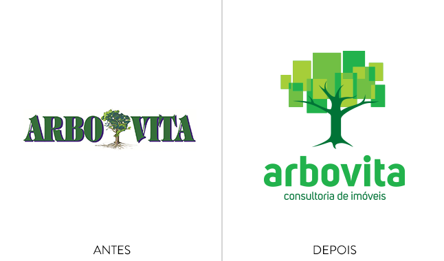 Rebranding: o antes e depois da marca Arbovita.