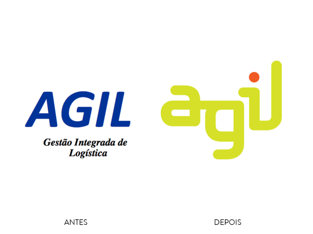 Rebranding: o antes e depois da marca Agil.