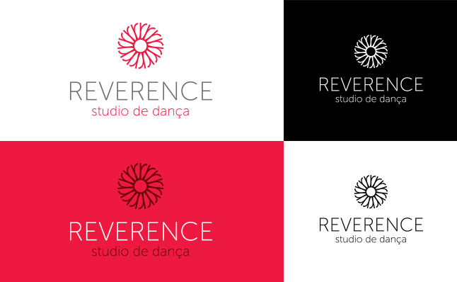 Variações cromáticas da marca Reverence